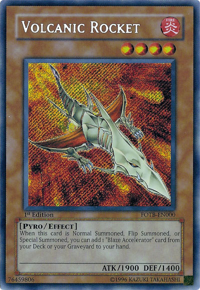 Volcanic Rocket [FOTB-EN000] Secret Rare | Event Horizon Hobbies CA