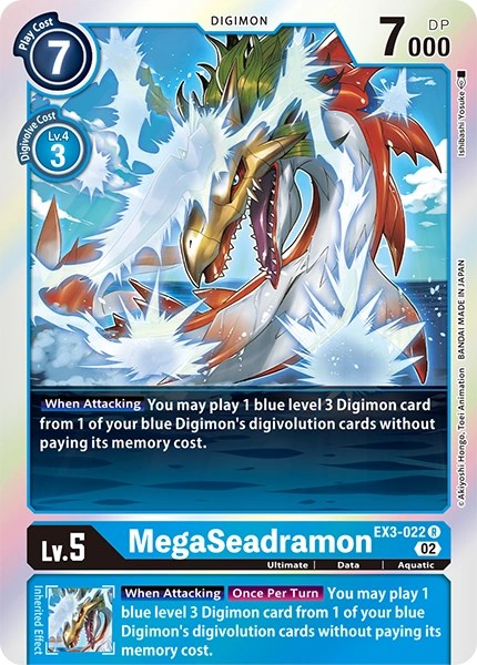 MegaSeadramon [EX3-022] [Revision Pack Cards] | Event Horizon Hobbies CA