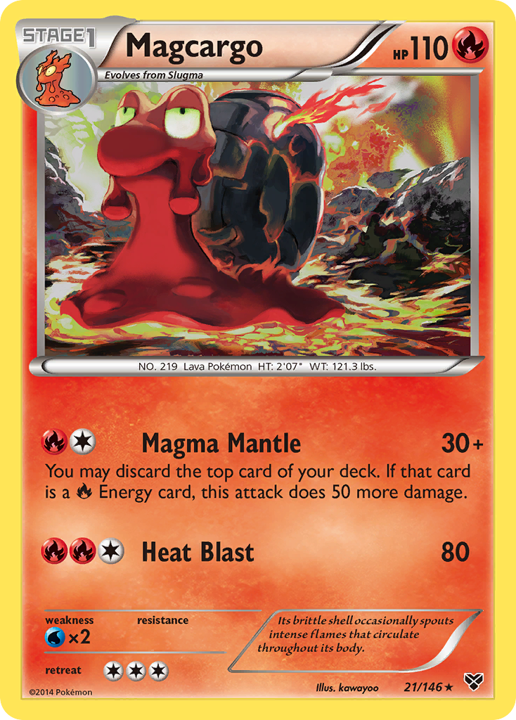 Magcargo (21/146) [XY: Base Set] | Event Horizon Hobbies CA