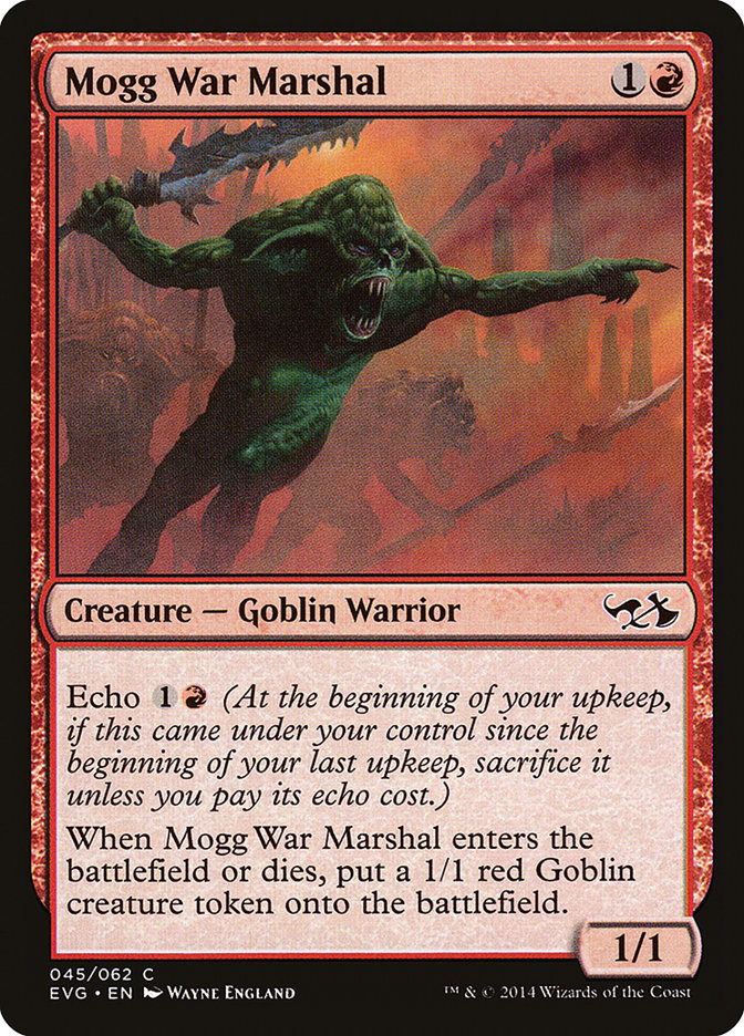 Mogg War Marshal (Elves vs. Goblins) [Duel Decks Anthology] | Event Horizon Hobbies CA