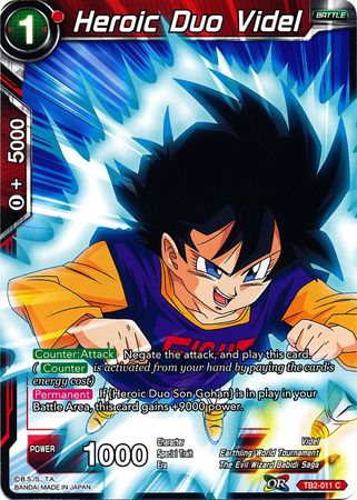 Heroic Duo Videl (TB2-011) [World Martial Arts Tournament] | Event Horizon Hobbies CA