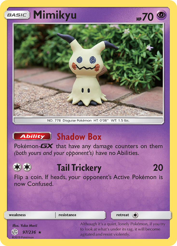 Mimikyu (97/236) [Sun & Moon: Cosmic Eclipse] | Event Horizon Hobbies CA