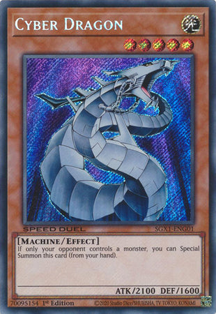 Cyber Dragon [SGX1-ENG01] Secret Rare | Event Horizon Hobbies CA