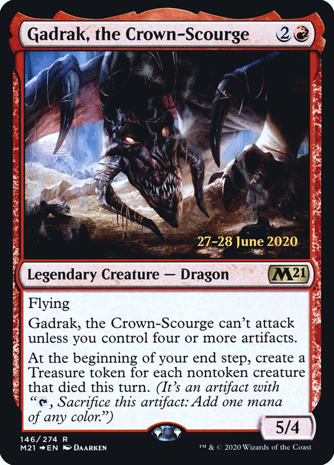 Gadrak, the Crown-Scourge  [Core Set 2021 Prerelease Promos] | Event Horizon Hobbies CA