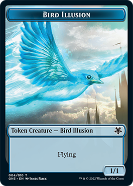 Bird Illusion // Elf Warrior Double-Sided Token [Game Night: Free-for-All Tokens] | Event Horizon Hobbies CA