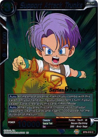 Support Attack Trunks (BT6-010_PR) [Destroyer Kings Prerelease Promos] | Event Horizon Hobbies CA