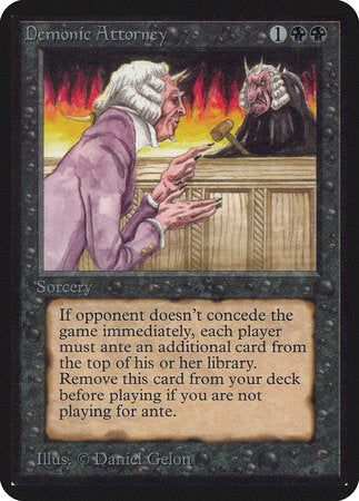 Demonic Attorney [Limited Edition Alpha]