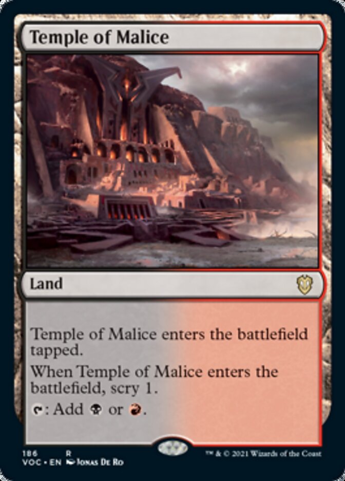 Temple of Malice [Innistrad: Crimson Vow Commander] | Event Horizon Hobbies CA