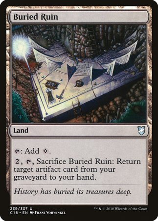 Buried Ruin [Commander 2018] | Event Horizon Hobbies CA