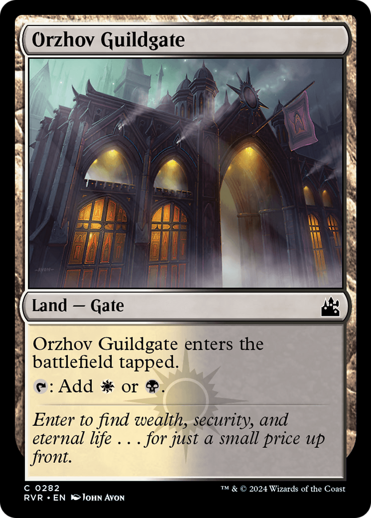 Orzhov Guildgate [Ravnica Remastered] | Event Horizon Hobbies CA