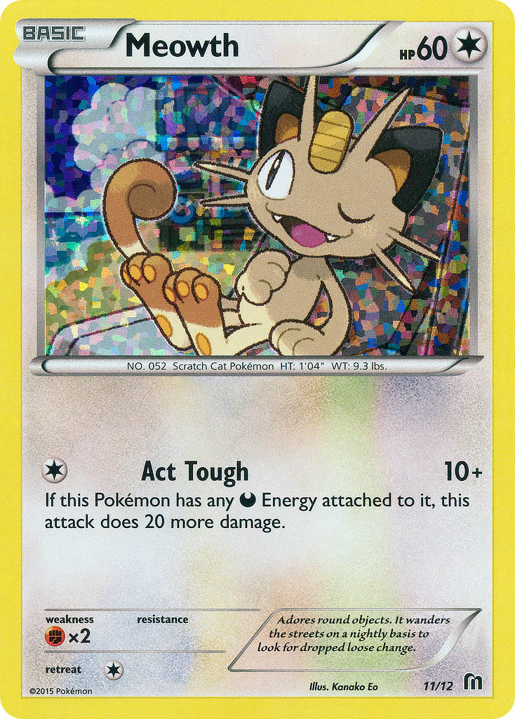 Meowth (11/12) [McDonald's Promos: 2016 Collection] | Event Horizon Hobbies CA