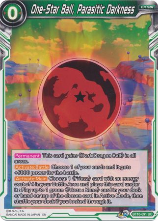 One-Star Ball, Parasitic Darkness (BT10-091) [Rise of the Unison Warrior] | Event Horizon Hobbies CA