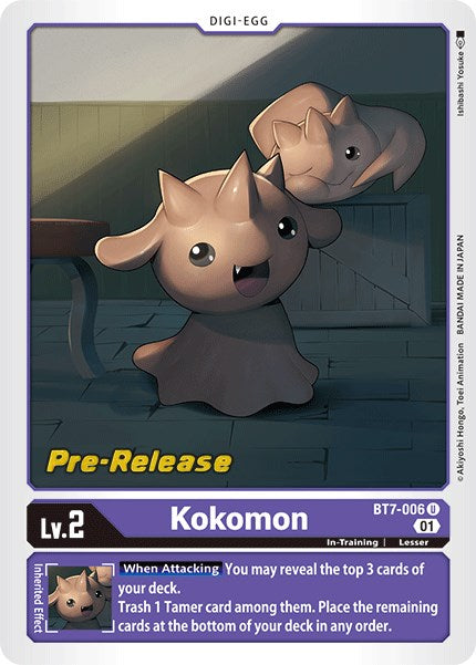 Kokomon [BT7-006] [Next Adventure Pre-Release Cards] | Event Horizon Hobbies CA