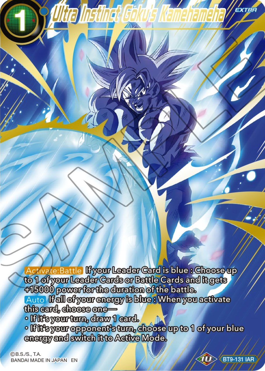 Ultra Instinct Goku's Kamehameha (BT9-131) [Theme Selection: History of Son Goku] | Event Horizon Hobbies CA