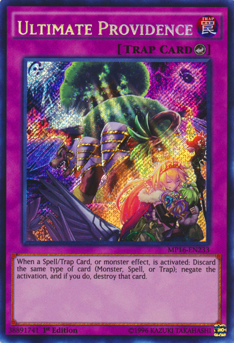 Ultimate Providence [MP16-EN233] Secret Rare | Event Horizon Hobbies CA