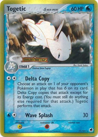 Togetic (11/101) (Delta Species) (Stamped) [EX: Dragon Frontiers] | Event Horizon Hobbies CA