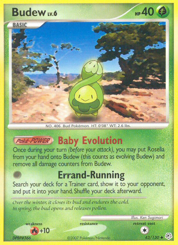 Budew (43/130) [Diamond & Pearl: Base Set] | Event Horizon Hobbies CA