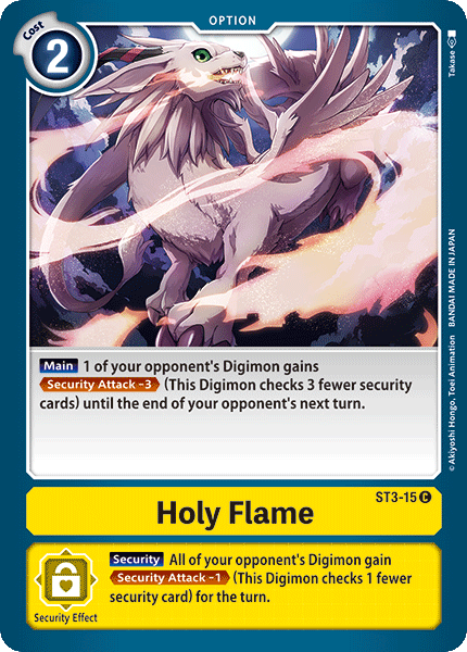 Holy Flame [ST3-15] [Starter Deck: Heaven's Yellow] | Event Horizon Hobbies CA