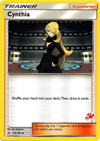 Cynthia (119/156) (Charizard Stamp #21) [Battle Academy 2020] | Event Horizon Hobbies CA