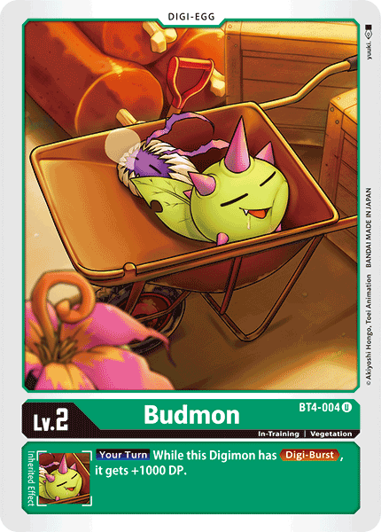 Budmon [BT4-004] [Great Legend] | Event Horizon Hobbies CA
