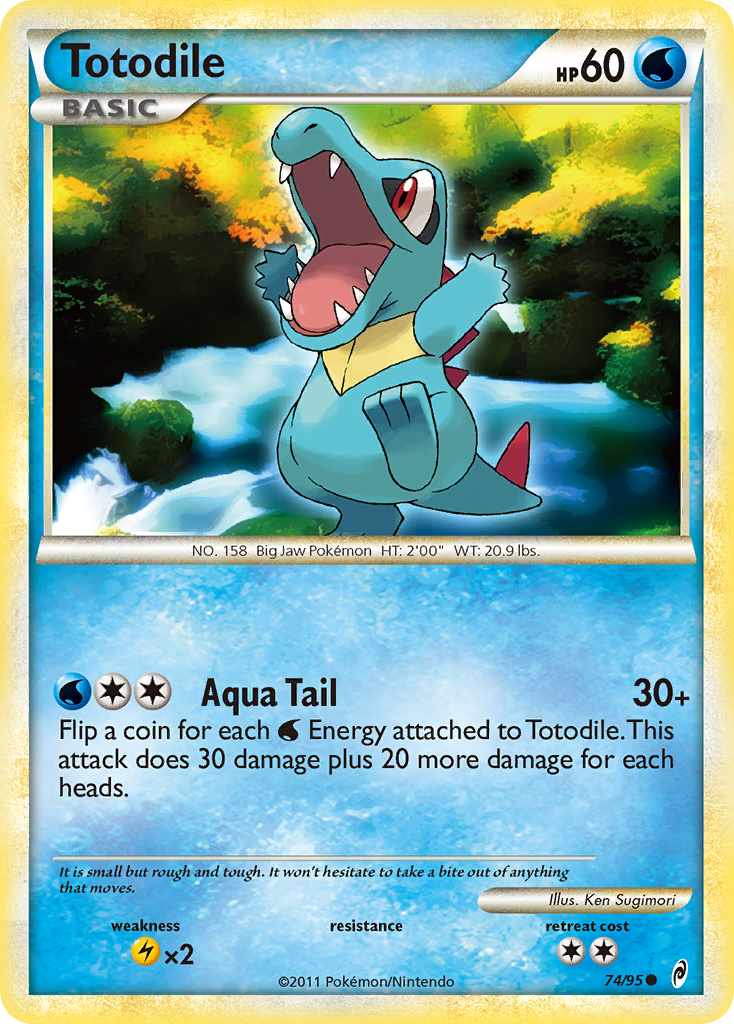 Totodile (74/95) [HeartGold & SoulSilver: Call of Legends] | Event Horizon Hobbies CA