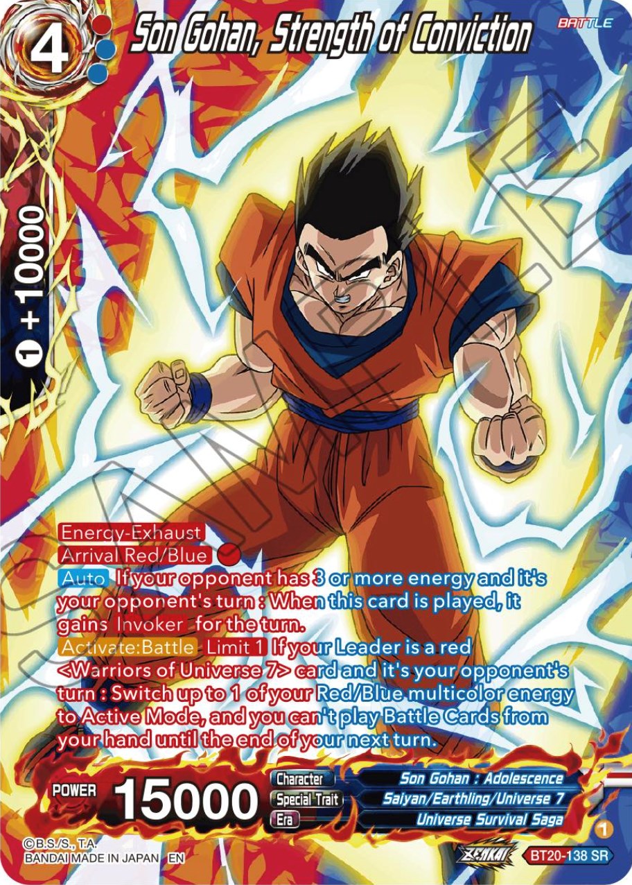 Son Gohan, Strength of Conviction (Silver Foil) (BT20-138) [Power Absorbed] | Event Horizon Hobbies CA