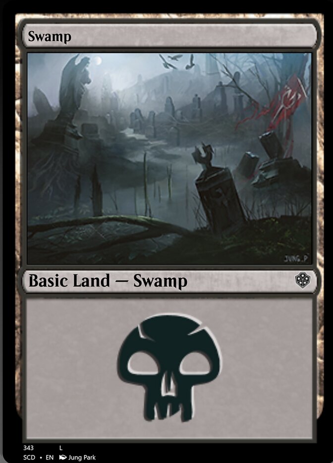 Swamp (343) [Starter Commander Decks] | Event Horizon Hobbies CA