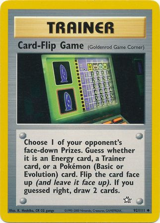 Card-Flip Game (92/111) [Neo Genesis Unlimited] | Event Horizon Hobbies CA