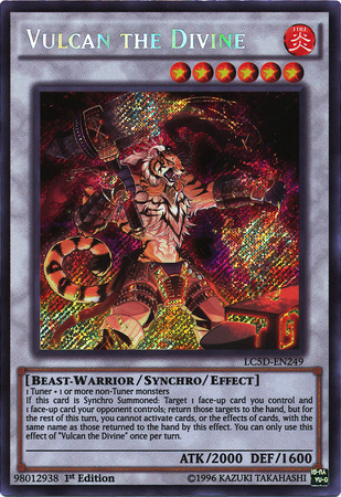 Vulcan the Divine [LC5D-EN249] Secret Rare | Event Horizon Hobbies CA