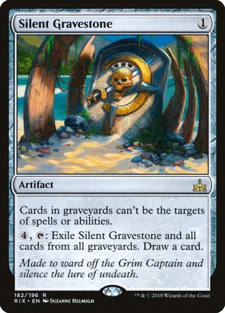 Silent Gravestone [Rivals of Ixalan] | Event Horizon Hobbies CA