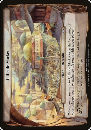 Cliffside Market (Planechase Anthology) [Planechase Anthology Planes] | Event Horizon Hobbies CA