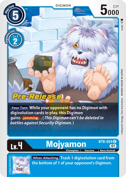 Mojyamon [BT6-024] [Double Diamond Pre-Release Cards] | Event Horizon Hobbies CA