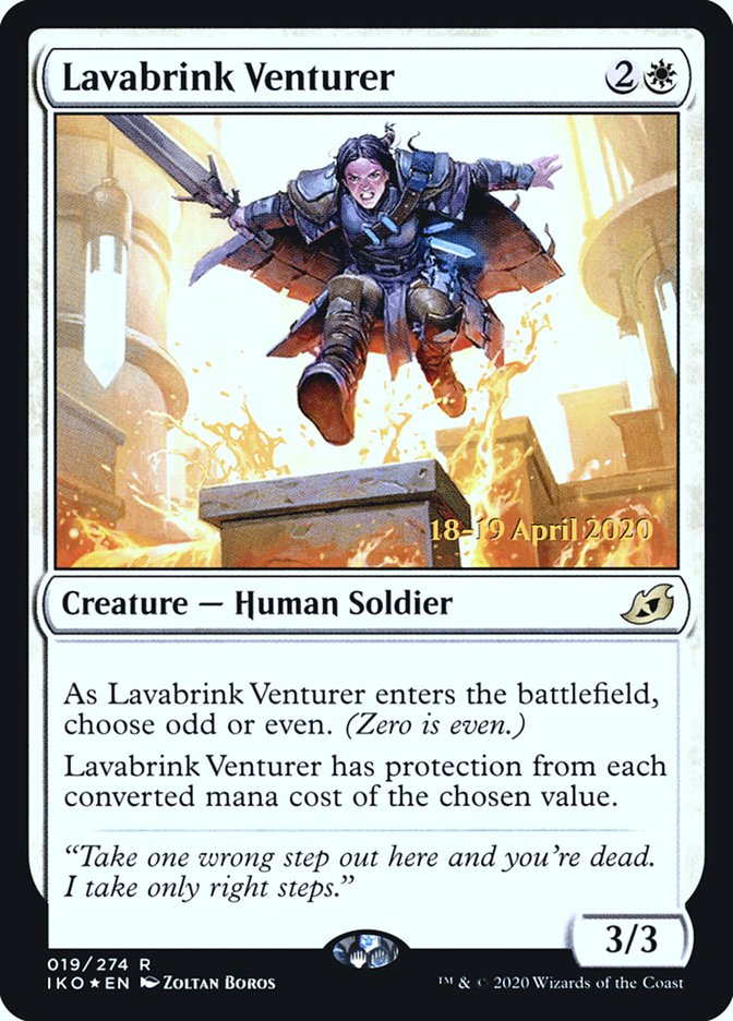 Lavabrink Venturer  [Ikoria: Lair of Behemoths Prerelease Promos] | Event Horizon Hobbies CA