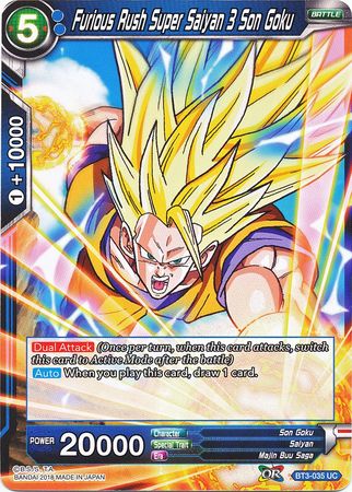 Furious Rush Super Saiyan 3 Son Goku (BT3-035) [Cross Worlds] | Event Horizon Hobbies CA