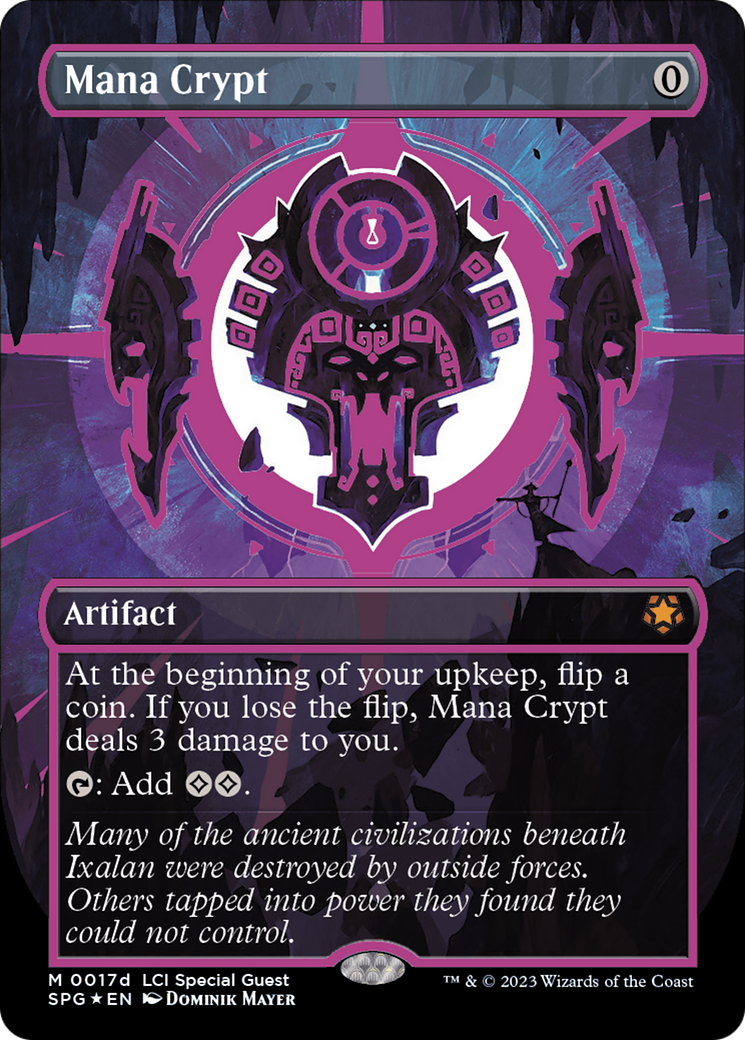 Mana Crypt (0017d) (Borderless) [The Lost Caverns of Ixalan Special Guests] | Event Horizon Hobbies CA