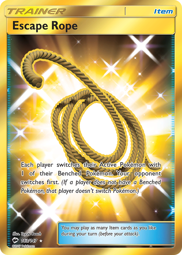 Escape Rope (163/147) [Sun & Moon: Burning Shadows] | Event Horizon Hobbies CA