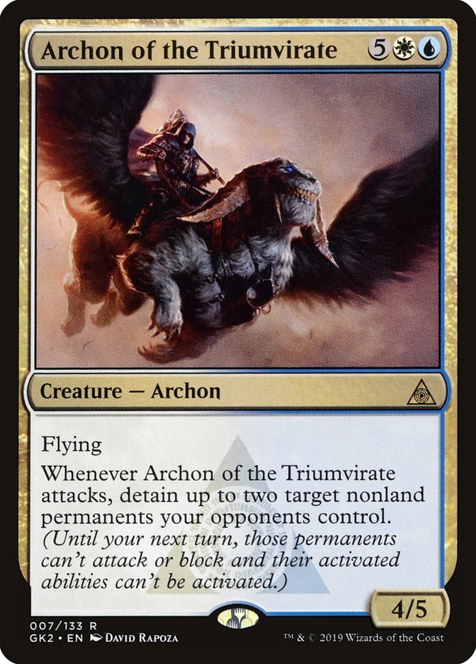 Archon of the Triumvirate [Ravnica Allegiance Guild Kit] | Event Horizon Hobbies CA