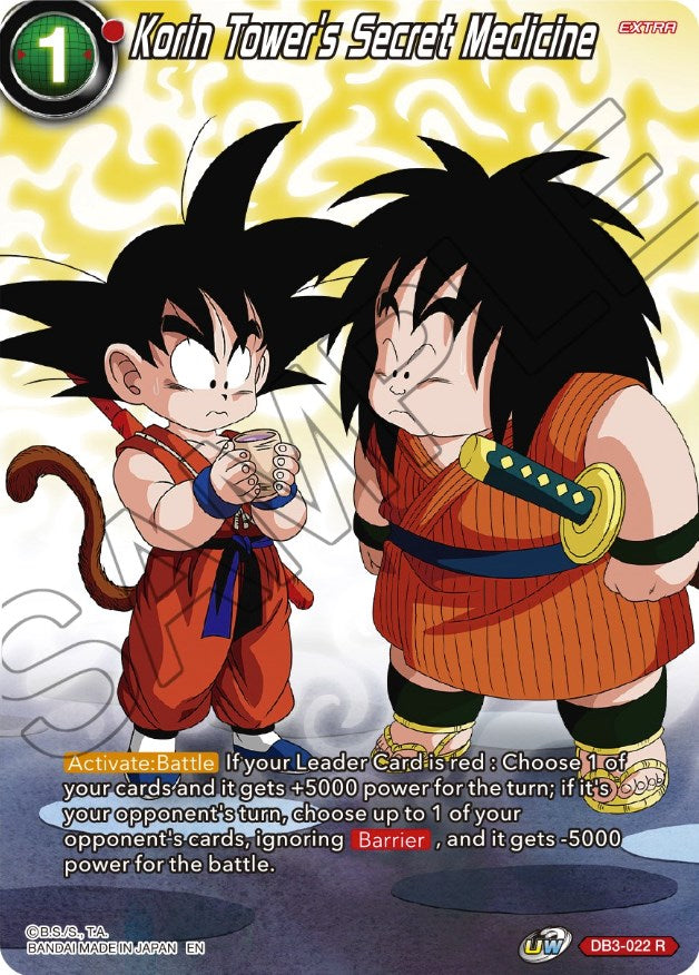 Korin Tower's Secret Medicine (DB3-022) [Theme Selection: History of Son Goku] | Event Horizon Hobbies CA