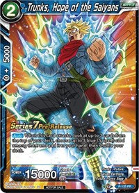 Trunks, Hope of the Saiyans (Alt Art) (P-135) [Assault of the Saiyans Prerelease Promos] | Event Horizon Hobbies CA