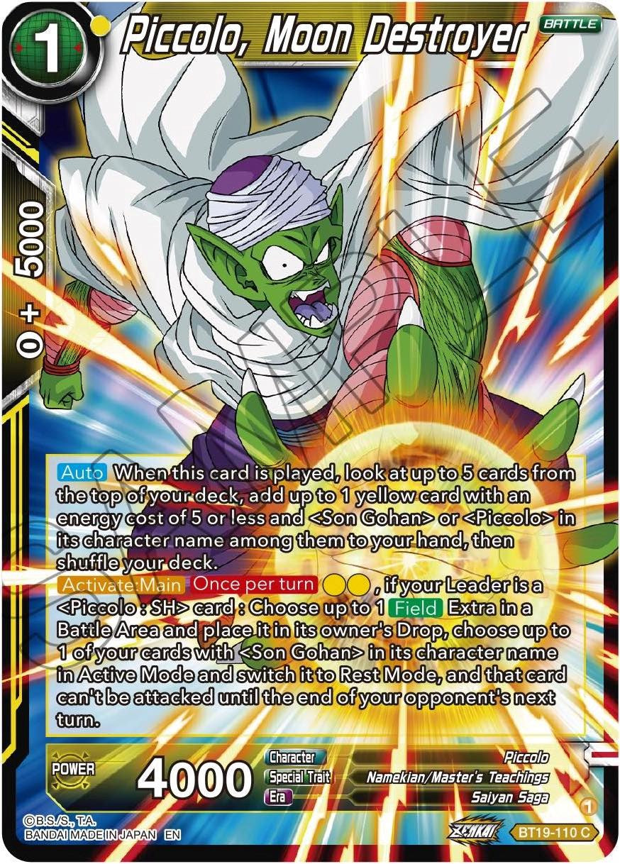 Piccolo, Moon Destroyer (BT19-110) [Fighter's Ambition] | Event Horizon Hobbies CA