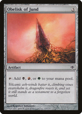 Obelisk of Jund [Shards of Alara] | Event Horizon Hobbies CA