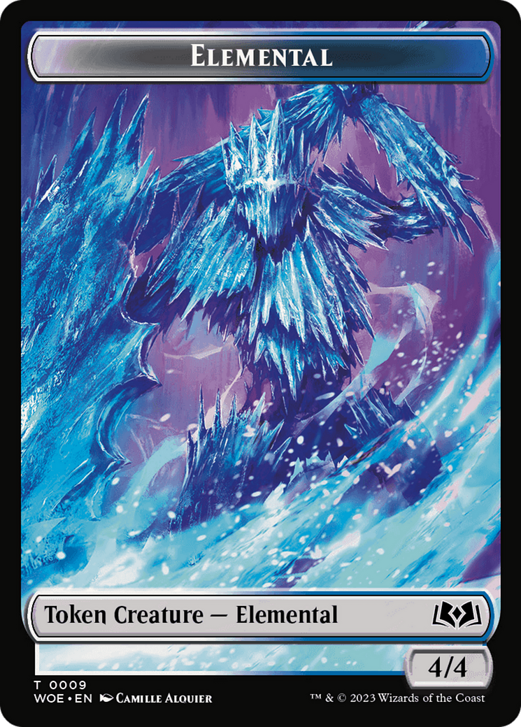 Elemental // Food (0013) Double-Sided Token [Wilds of Eldraine Tokens] | Event Horizon Hobbies CA