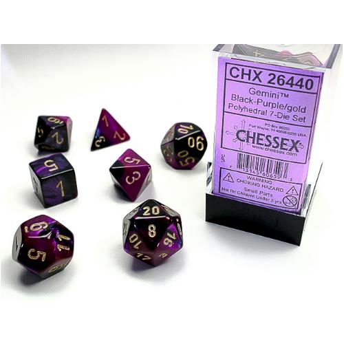 Dice - Chessex - Polyhedral (7pc) - Gemini