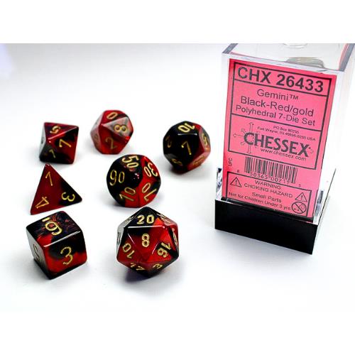 Dice - Chessex - Polyhedral (7pc) - Gemini