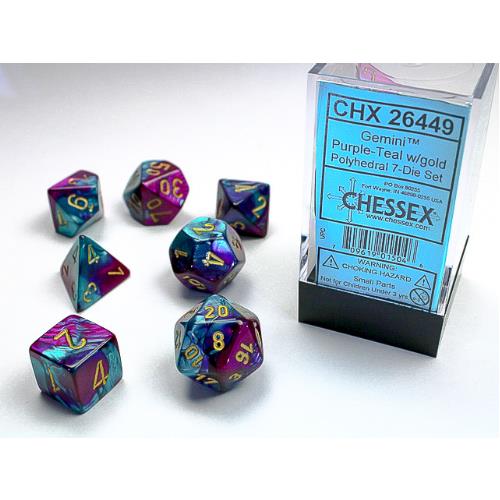 Dice - Chessex - Polyhedral (7pc) - Gemini