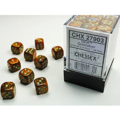 Dice - Chessex - 12mm D6 (36pc) - Glitter | Event Horizon Hobbies CA