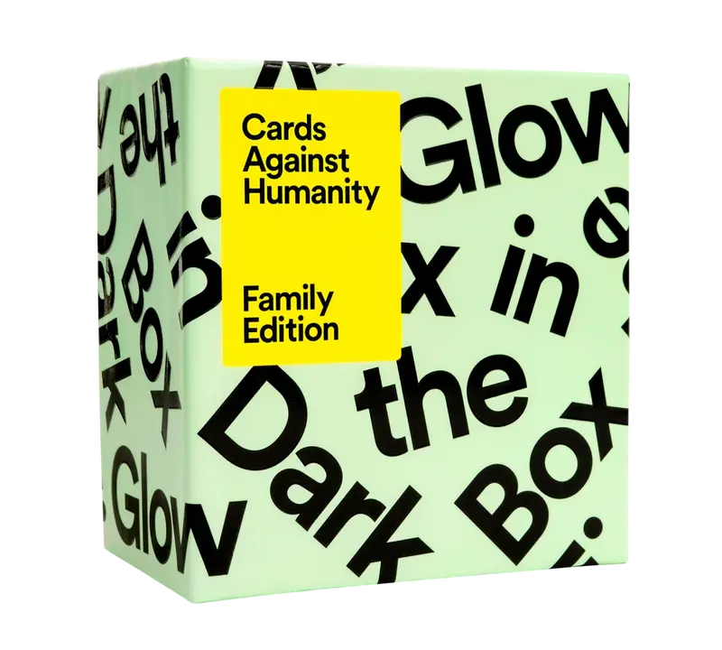 Board Game - Cards Against Humanity - Family Edition - Glow in the Dark