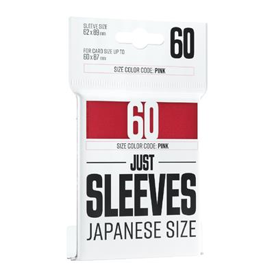 Sleeves - Gamegenic - Just Sleeves - Japanese Size - 60 Count