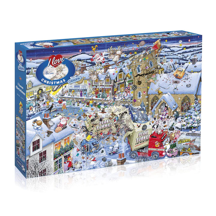 Jigsaw Puzzle - Gibsons -  I Love Christmas - 1000