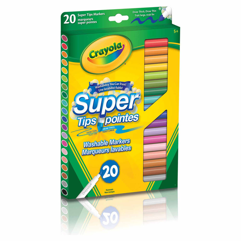 Crayola - Markers, 20 Count - Super Tips